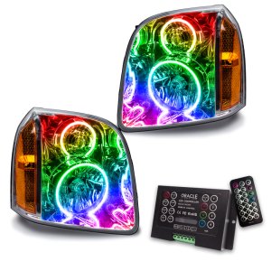 GMC Yukon Headlight Assemblies - ORACLE Lighting - ColorSHIFT w/ 2.0 Controller - `07-`13